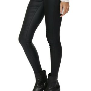 NEW Blue Savvy Coated Black Denim size 17 /33